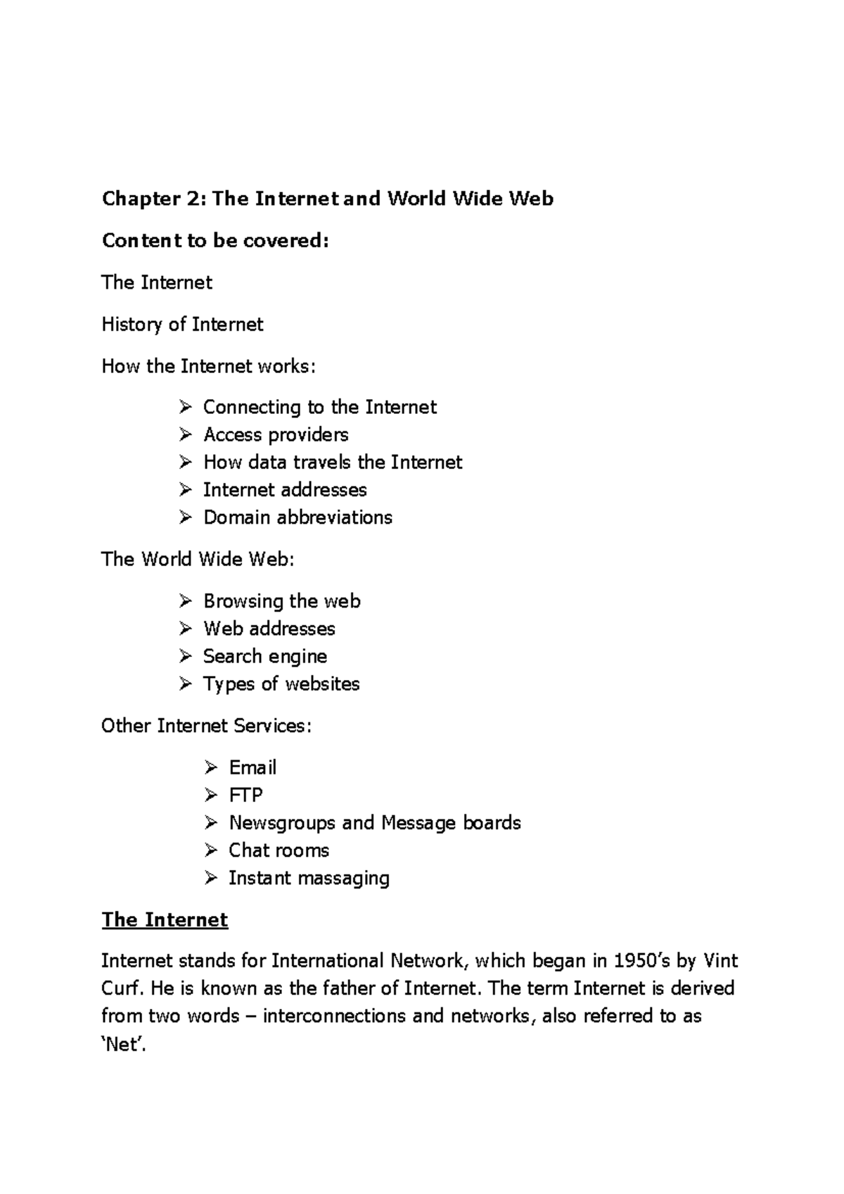 Chapter 2: Understanding the Internet and World Wide Web Fundamentals ...