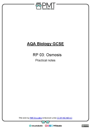 AQA Biology GCSE RP 02: Microbiology Practical Notes and Method - Studocu