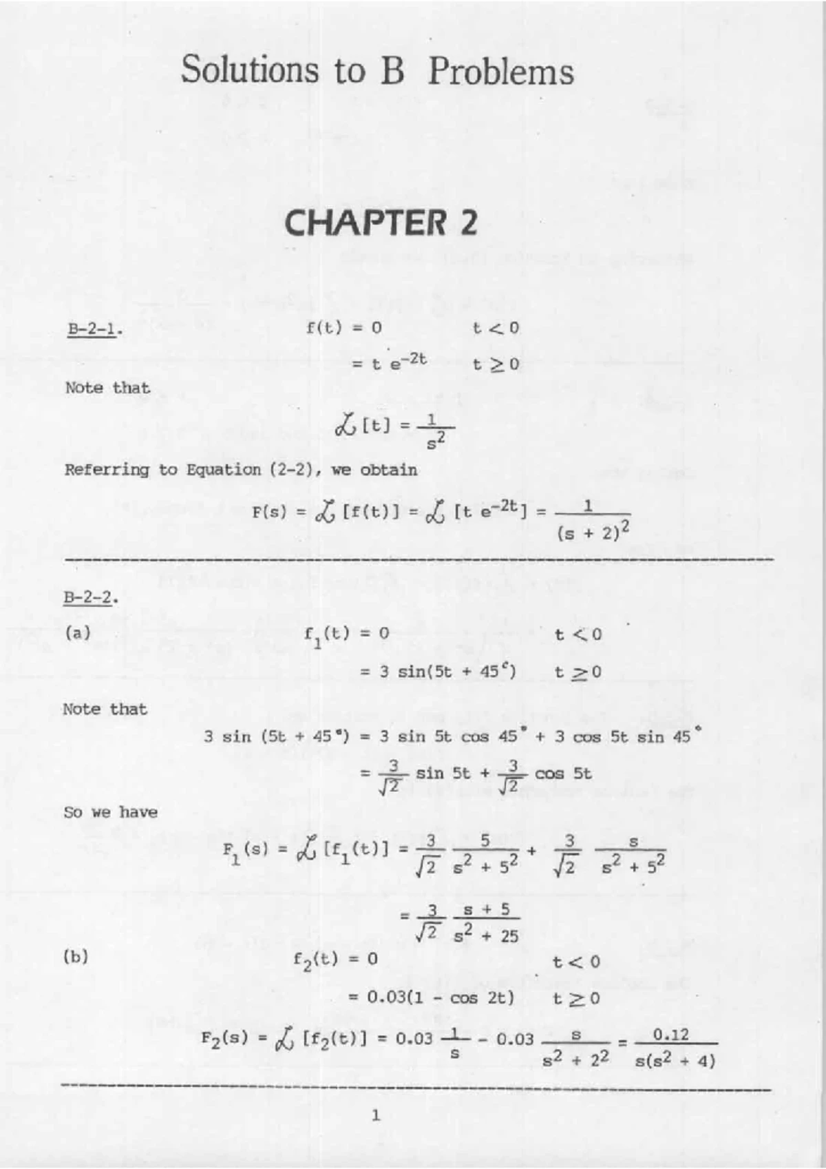 Ogata - Solutions to Problems of System Dynamics - Solutions to B ...