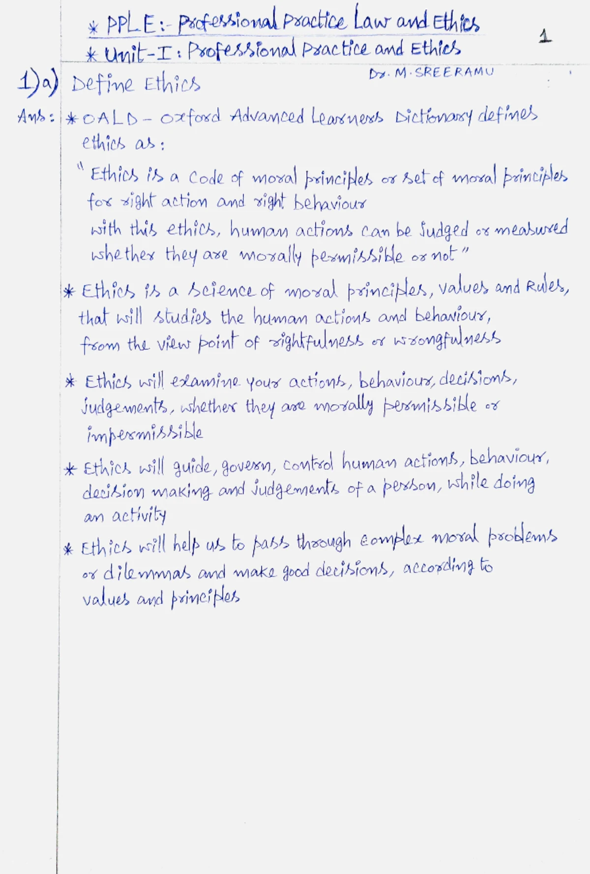 PPLE UNIT 5 Guide PDF - unit 5 - 98 PROFESSIONAL PRACTICE, LAW ETHICS ...