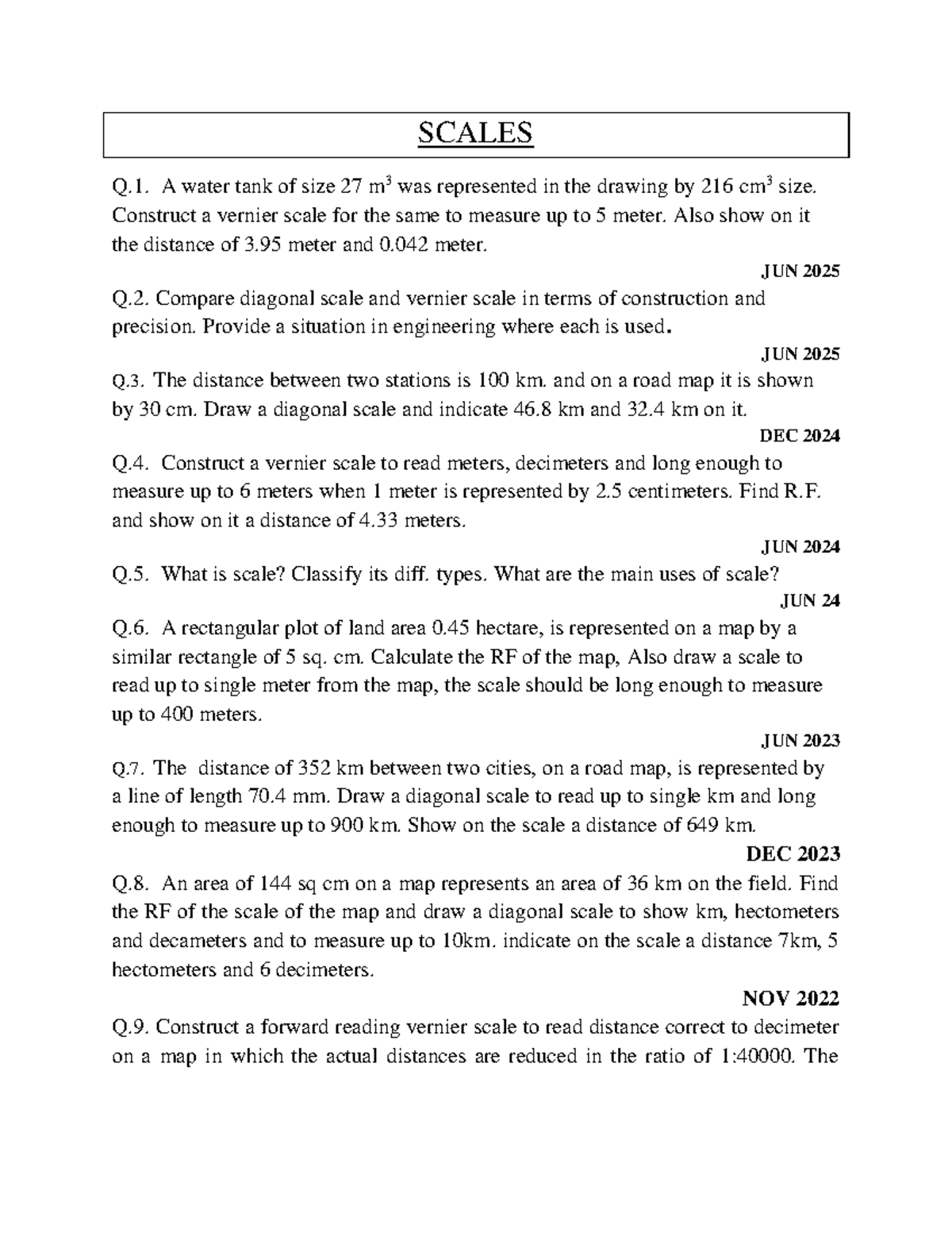 Engg Graphics BT105: Key Exam Questions and Solutions - Studocu