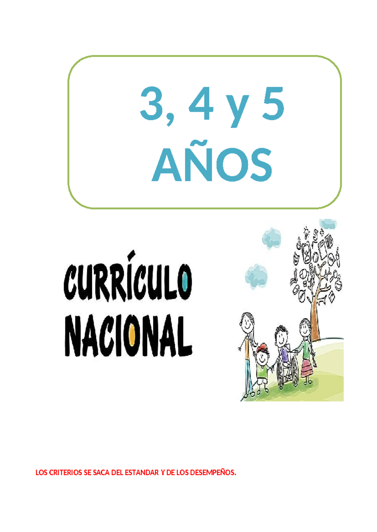 Currículo Nacional Inicial 2026: Enfoques y Competencias para 3 a 5 Años - Document Preview