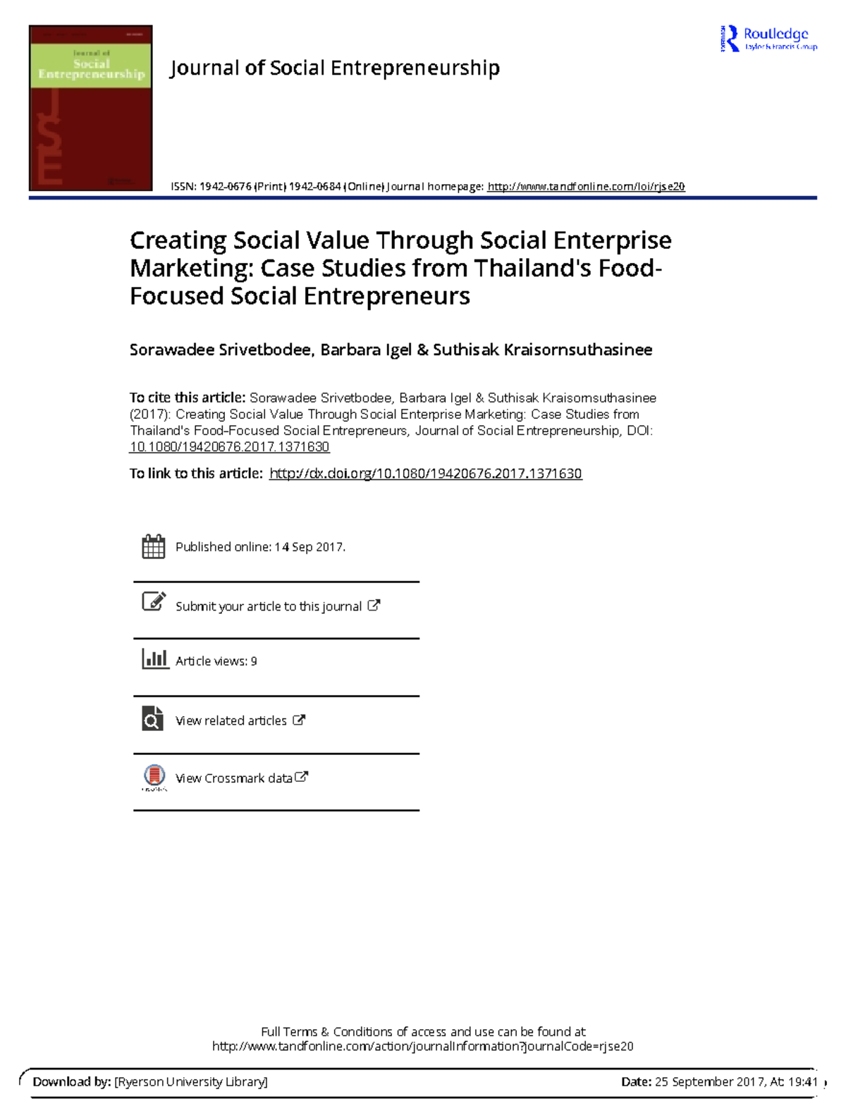 BT thao luan nhom Creating Social Value Through Social Enterprise ...