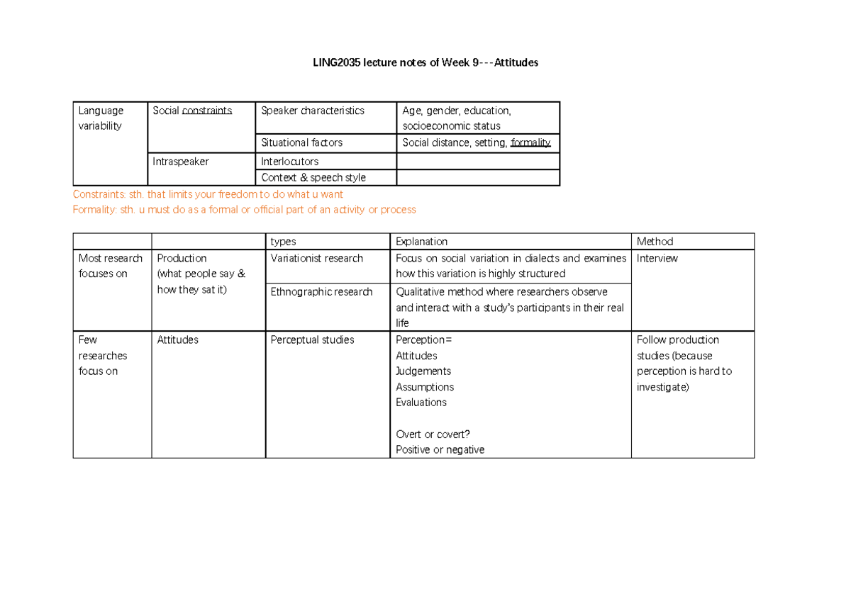 LING2035 lecture notes of Week 9 - that limits your freedom to do what ...