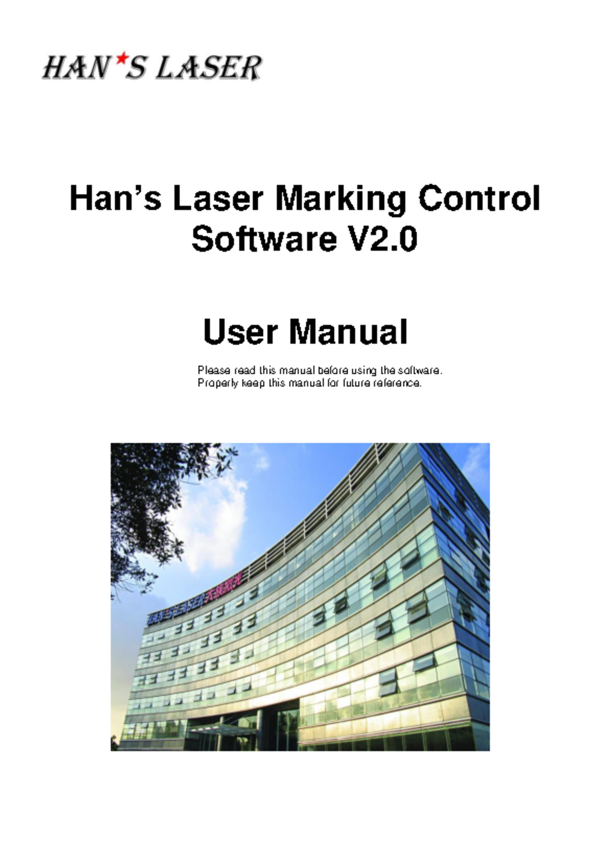 User Manual for Han's Laser Marking Control Software V2 (RBT0001) - Studocu