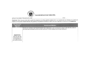 TRF Reviewers & Sample Questions: Creating Responsive Learning ...