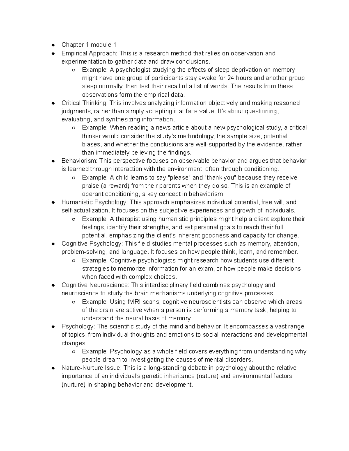 Psychology Overview: Key Concepts and Research Methods (PSY101) - Studocu