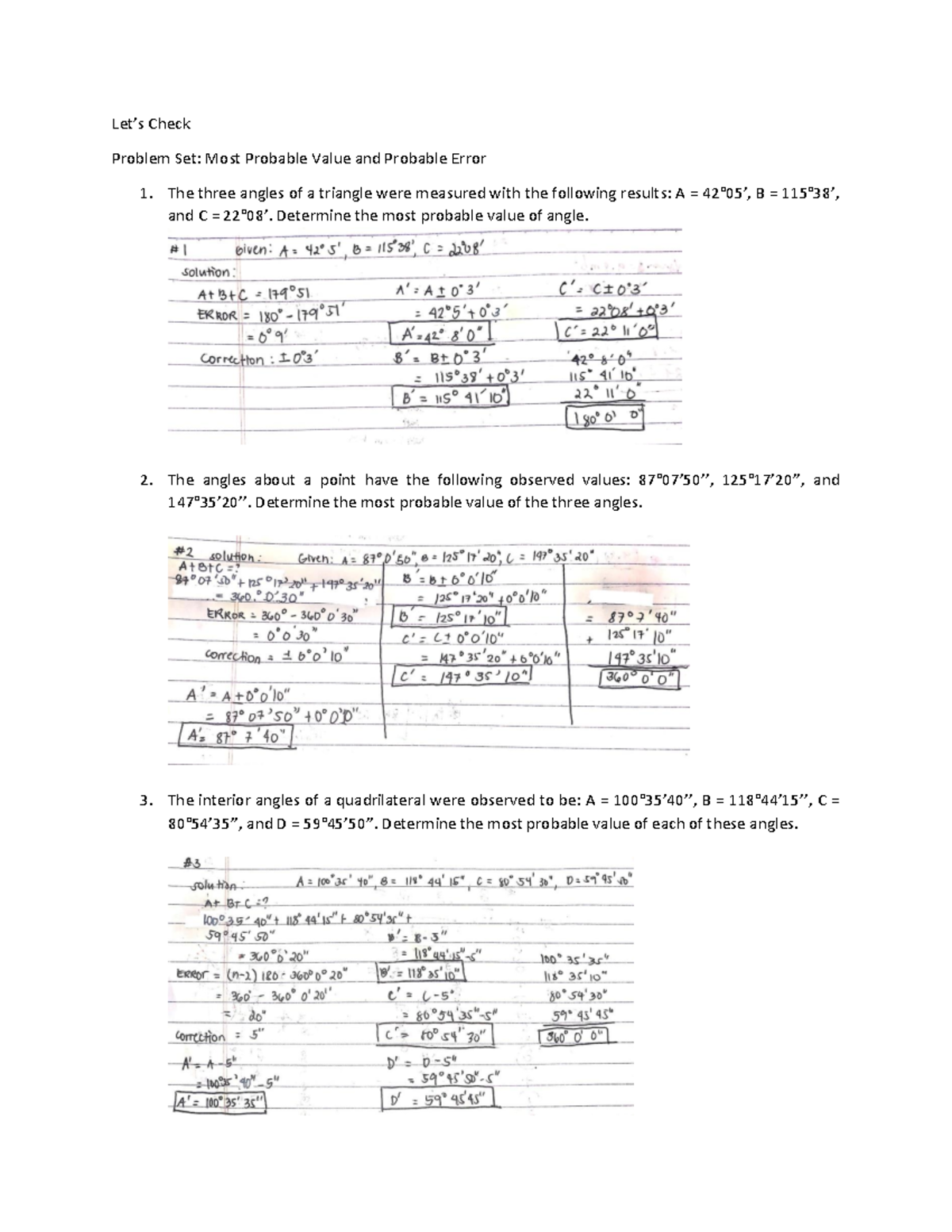 Probable Value & Error Analysis: PS - Study Notes - Studocu