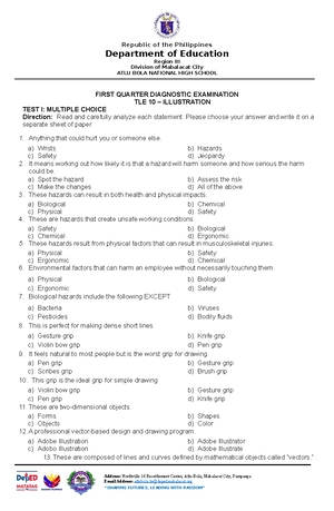 Summative Test in Illustration G10: IPR Types & Classification - Studocu
