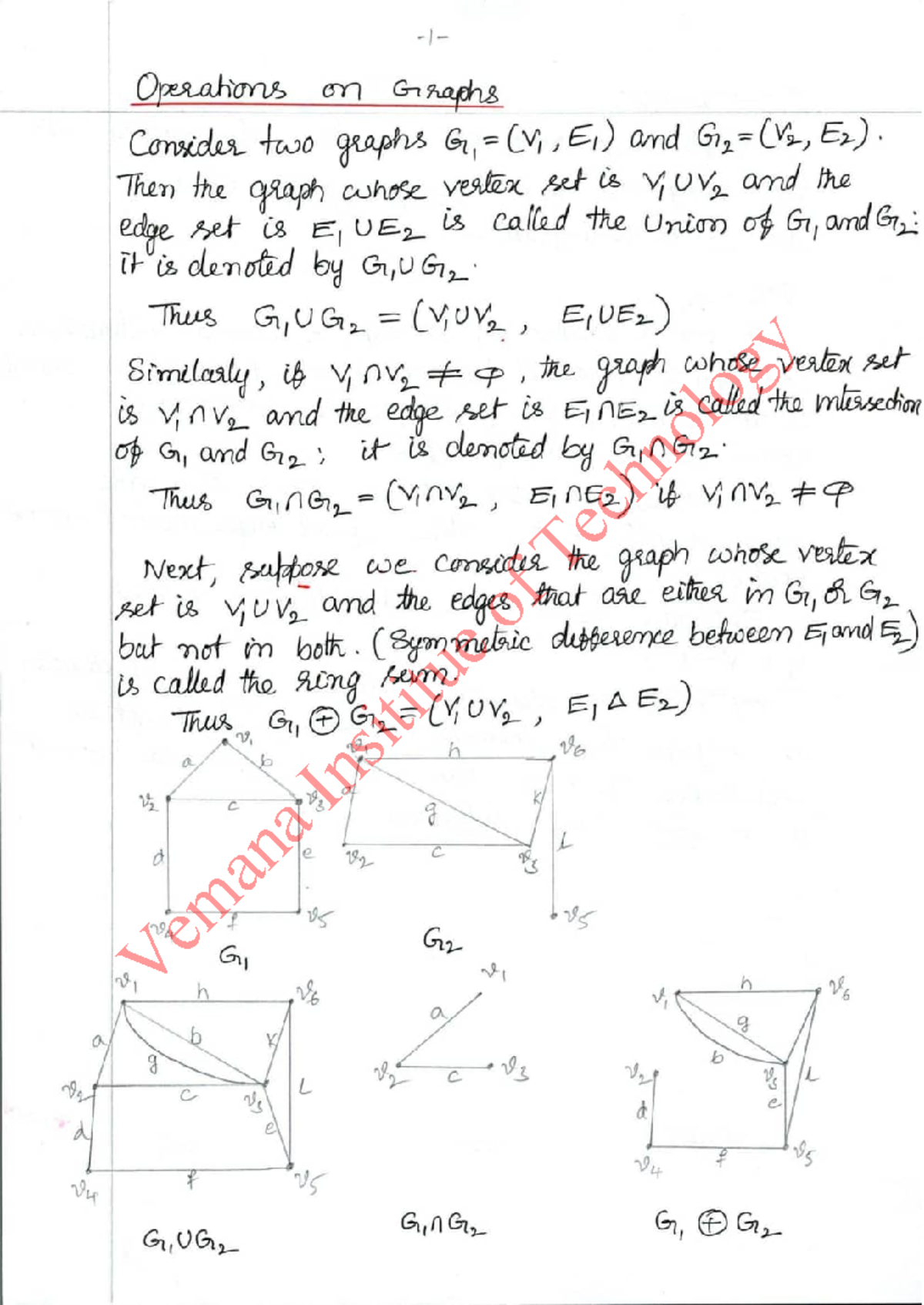 Graph Theory M2: Key Concepts and Applications - Studocu