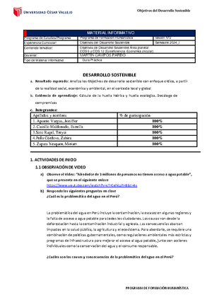 Manual de acciones sostenibles ODS (1) - FACULTAD DE... ESCUELA ...
