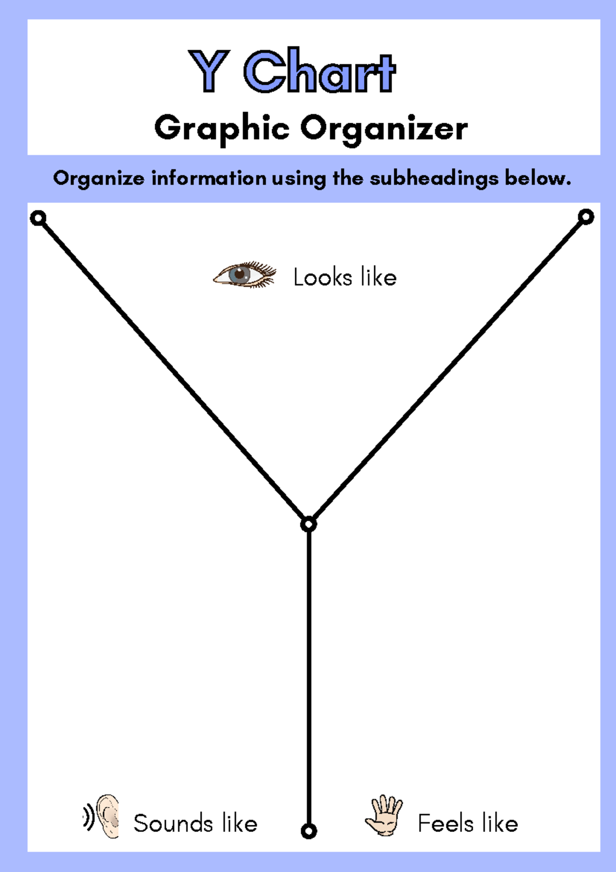 Y Chart Graphic Organiser Worksheet 20241028 095854 0000 - Teknik - Y ...