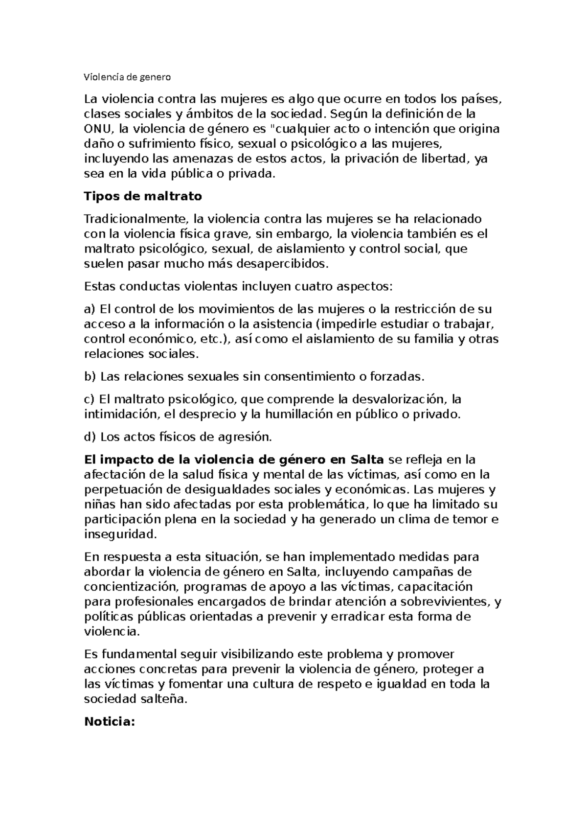 Estudio sobre la Violencia de Género en Salta: Impacto y Soluciones ...