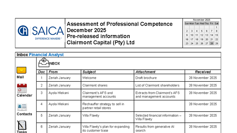 APC December 2025: Assessment of Professional Competence Insights - Studocu