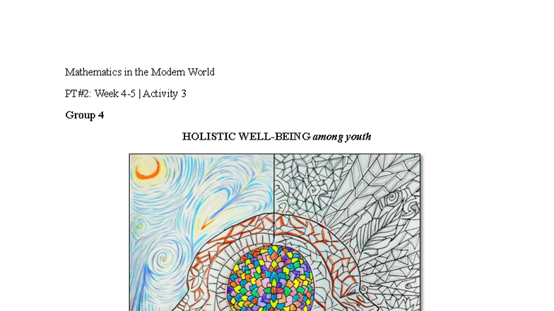 MATH 101: Holistic Health Through Tessellation & Fractal Art - Studocu
