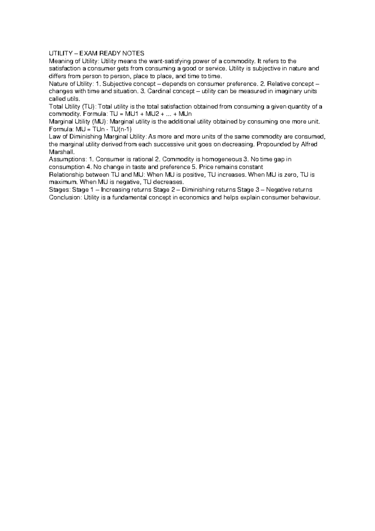 UTILITY MODULE 1 EXAM NOTES: Understanding Consumer Satisfaction - Studocu