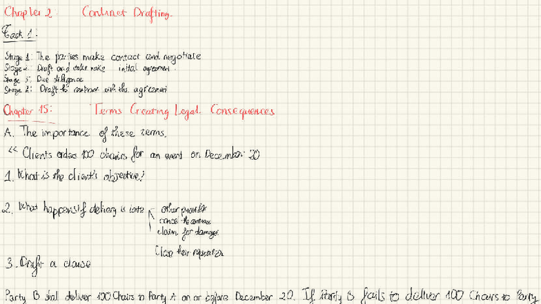 Legal Draft 2: Typical Clauses and Common Pitfalls in Contracts - Studocu