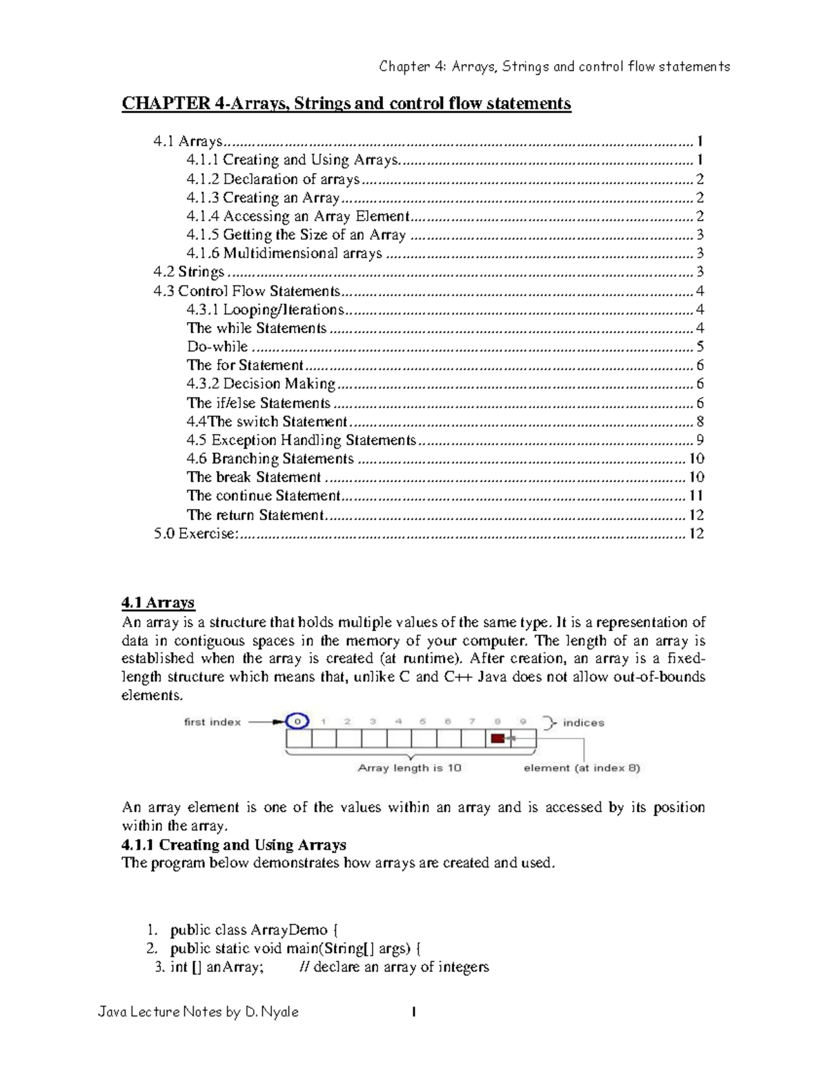 Java Lecture Notes: Chapter 5 - Creating Objects and Inheritance ...