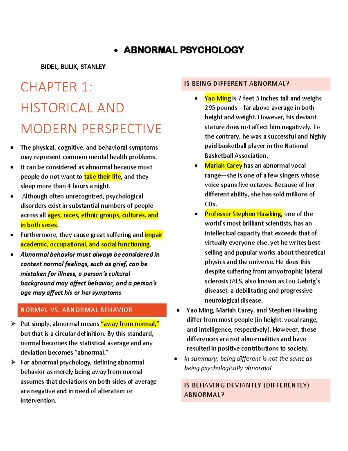 Chapter 1 - Goodluck - BS Psychology - Studocu