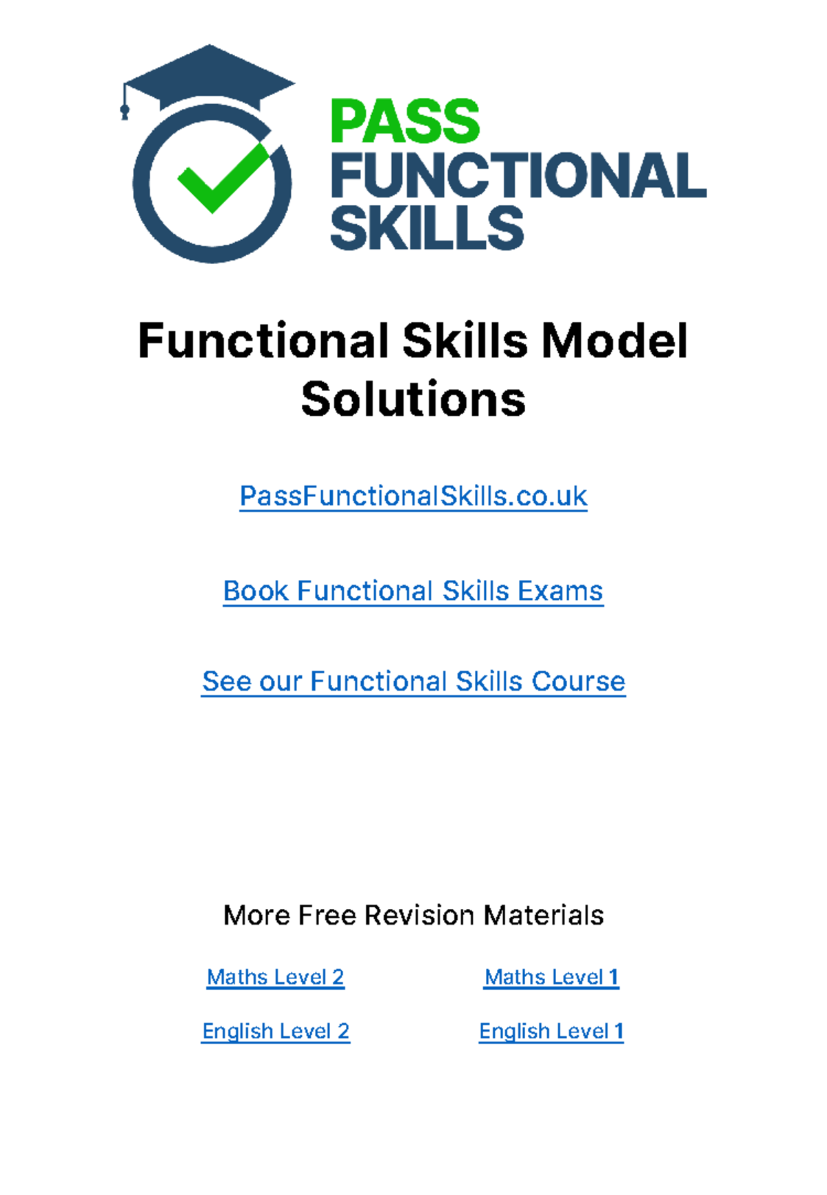 Pearson Edexcel Functional Skills Level 1 Maths Sep19 Practice 1 A 