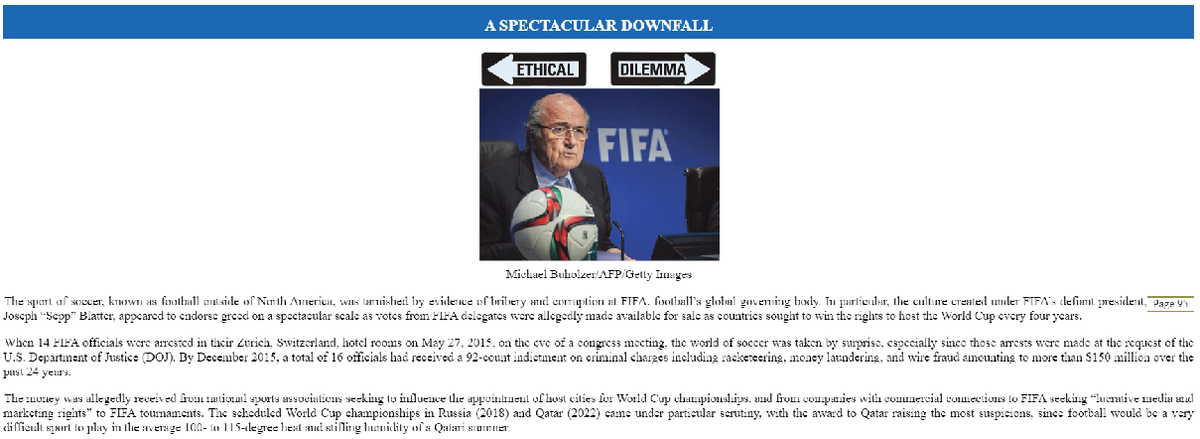 FIFA Case Study Analysis and Insights for Strategic Management - Studocu