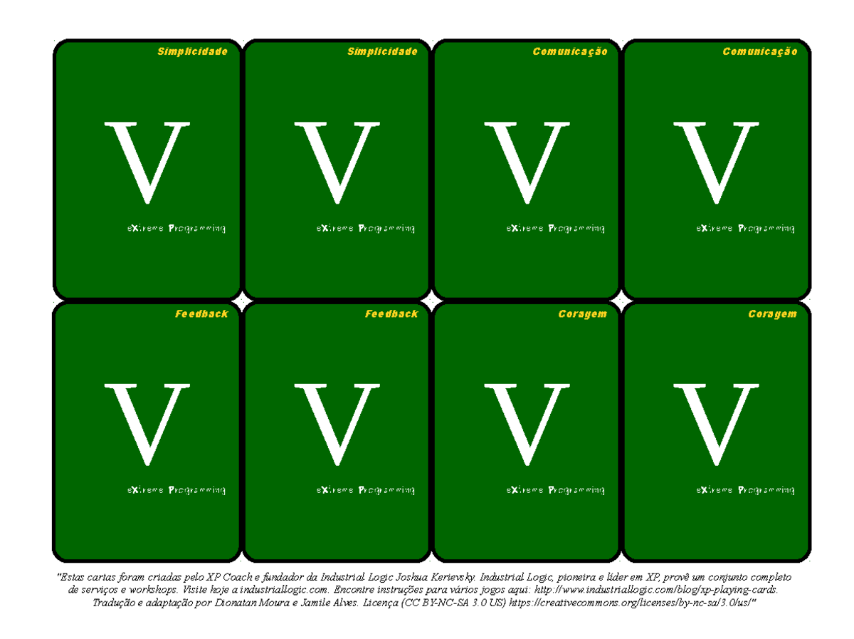 Xp playing cards pt br - 