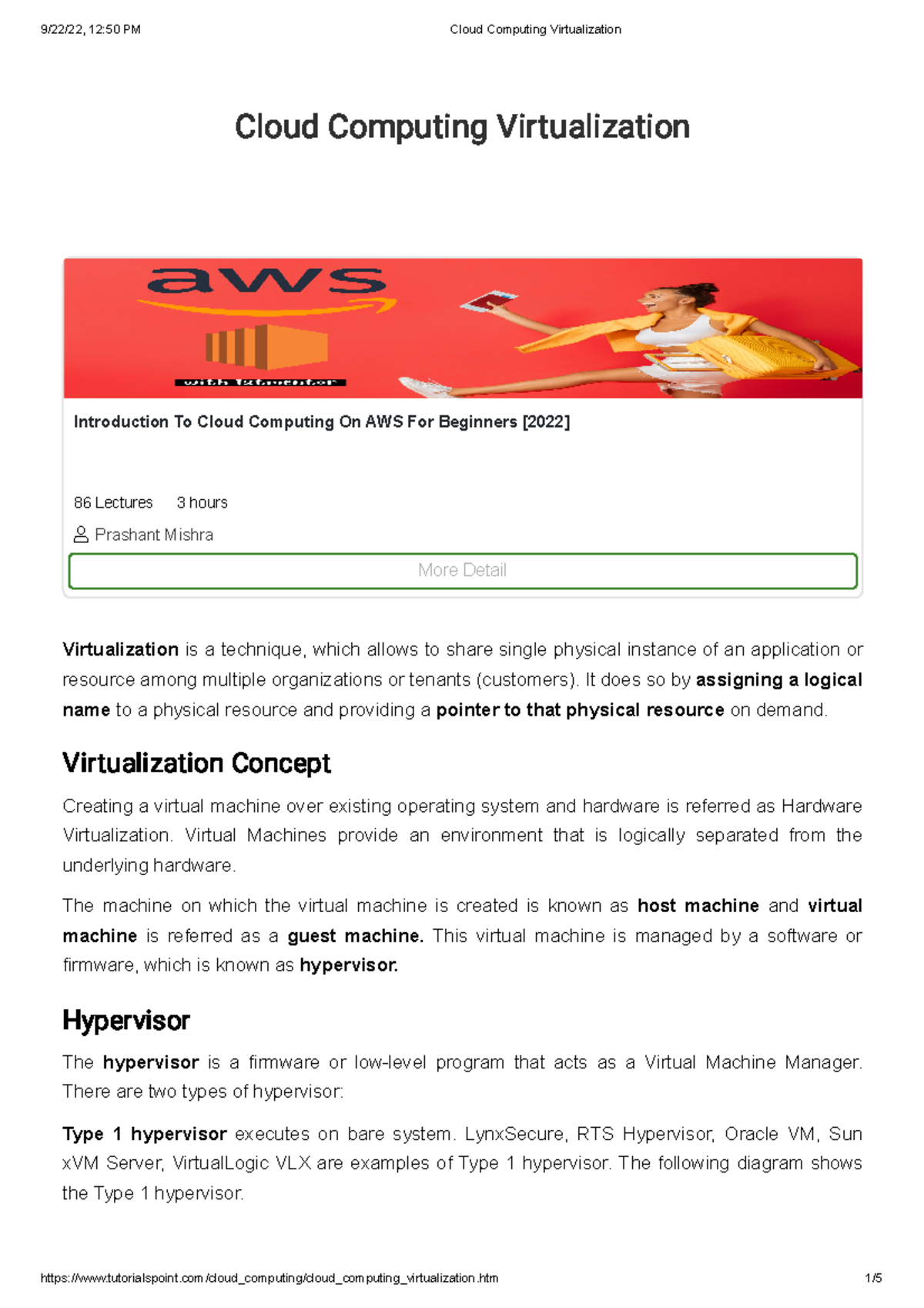 Cloud Computing Virtualization - Clou d Compu tin g Vir tu alization ...