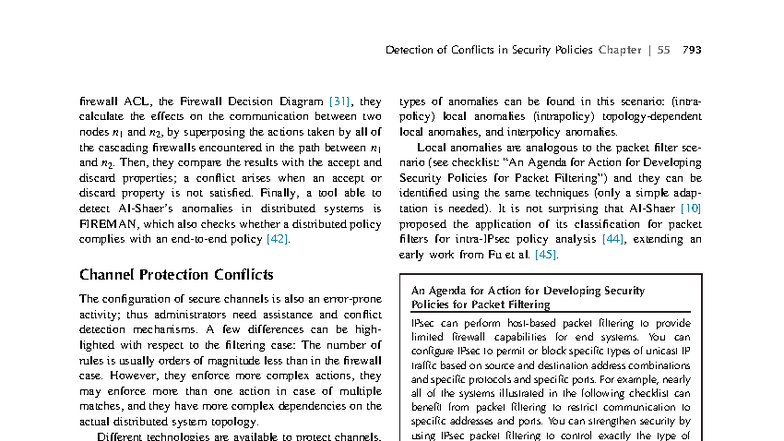Detection of Conflicts in Security Policies: CP4391 Unit 5 Notes - Studocu