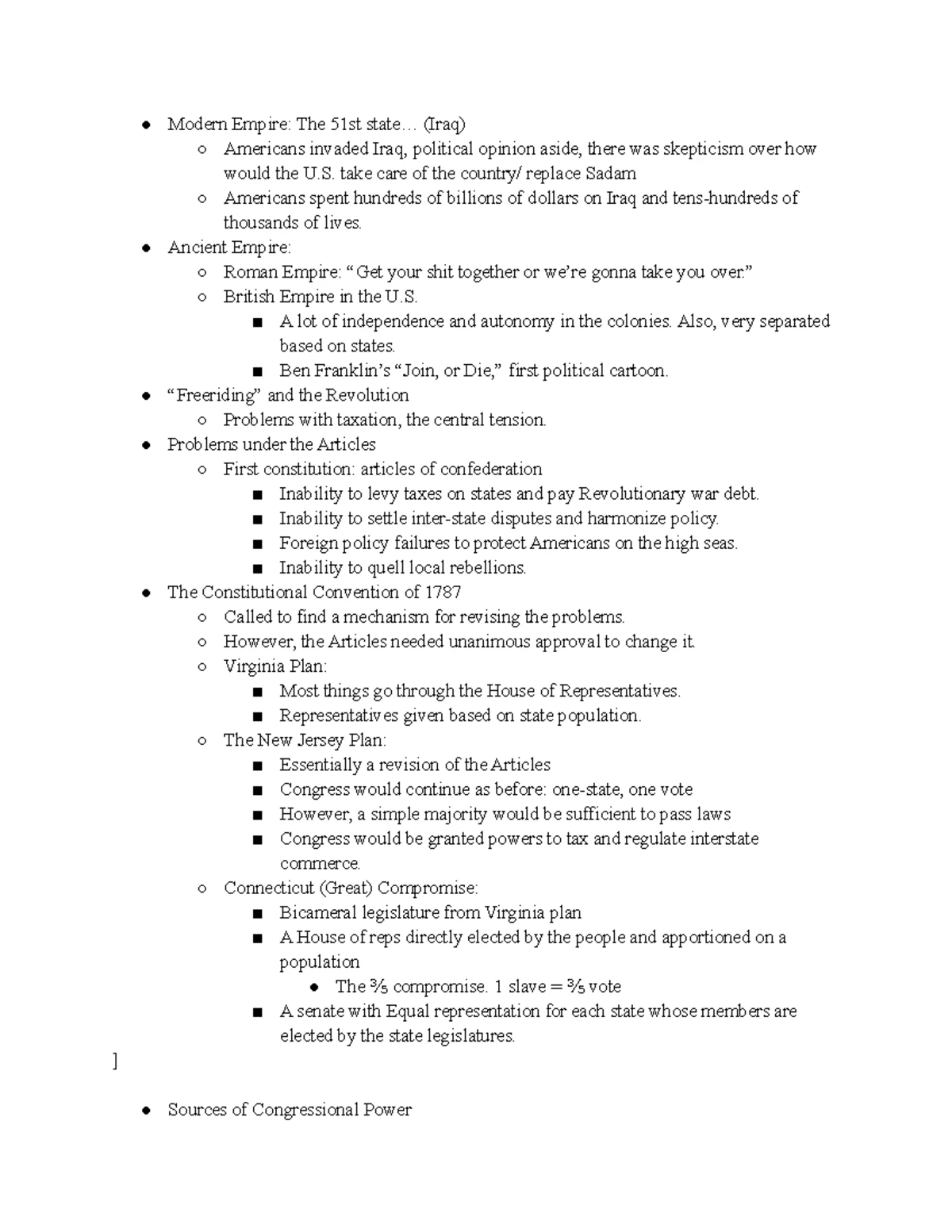 Govt 1111 Final Exam Study Notes: Institutional Design & American ...