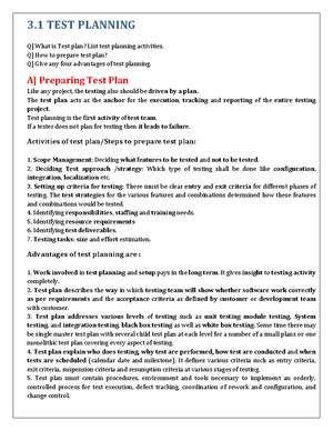 Ste prac 3 - Software testing - Test Test Case Name Actual Input ...