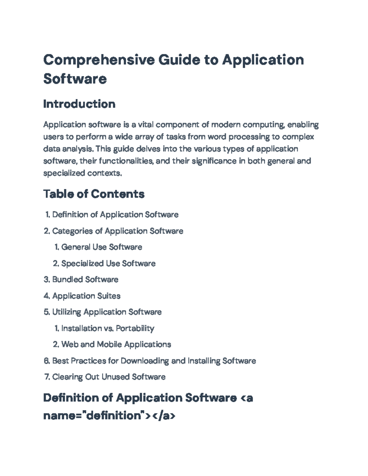 Comprehensive Overview of Application Software: Types & Best Practices ...