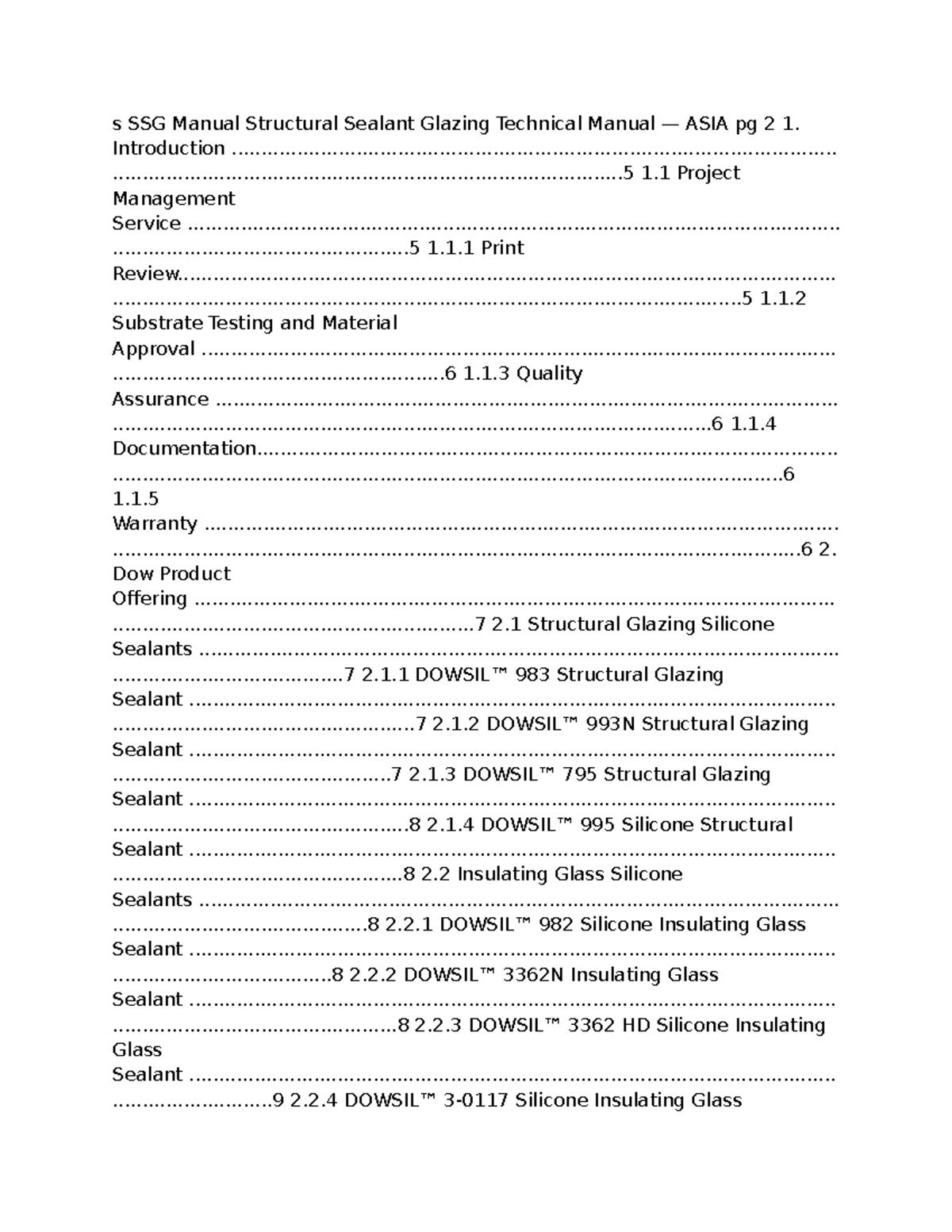 Asia SSG Manual: Structural Sealant Glazing Technical Guide - Studocu