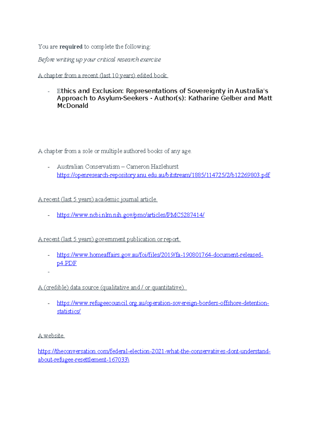 Critical Research Essay 2022 - Govt1621 - You are required to complete ...