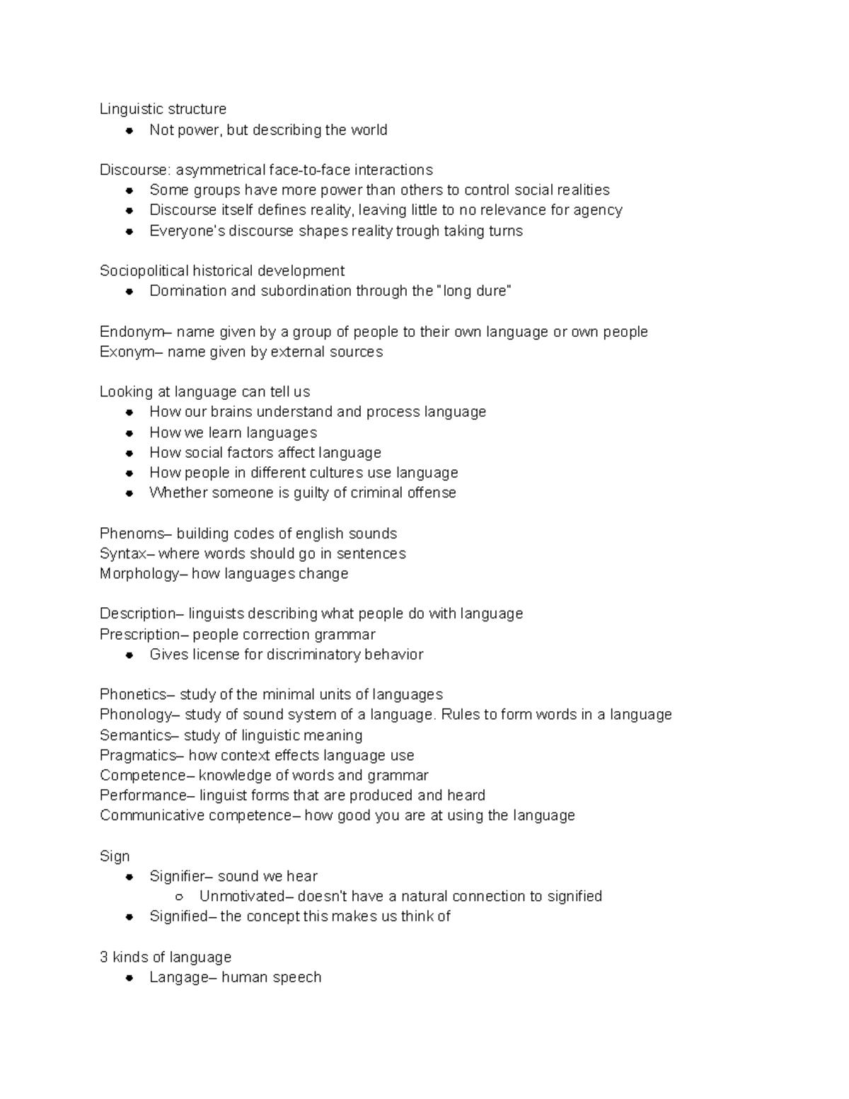 Language and Power: Discourse and Social Realities Analysis - Studocu