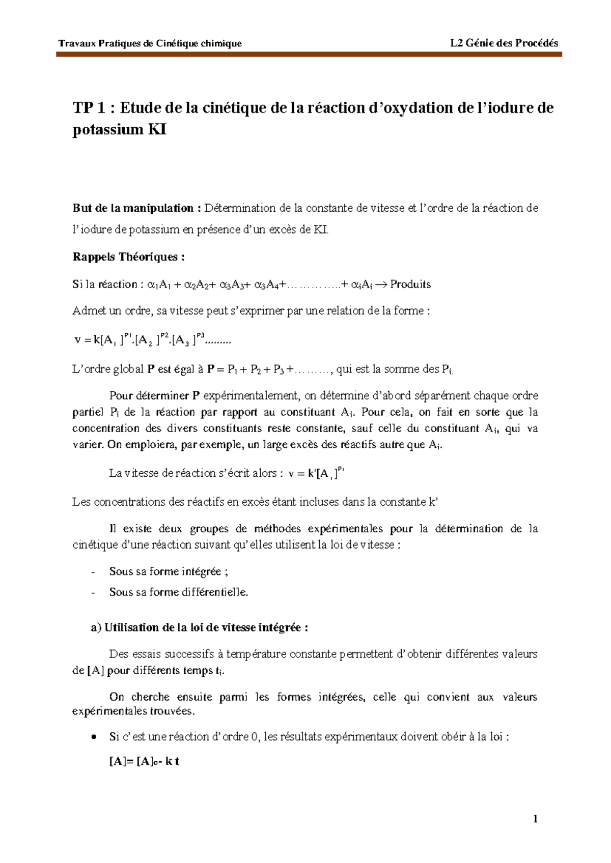 Serie 3 - Travail Et Énergie Cinétique (1) - 1