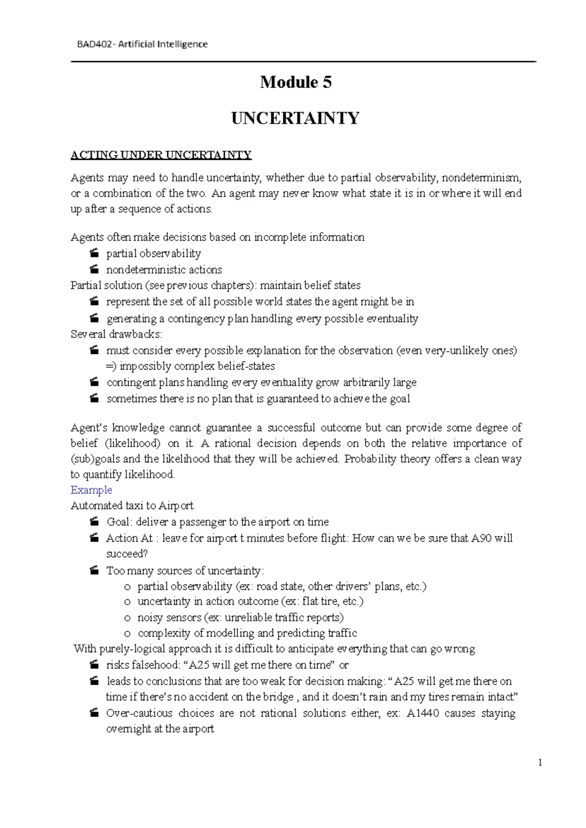 Module 4: Logic Representation and Expressiveness in Programming - Studocu
