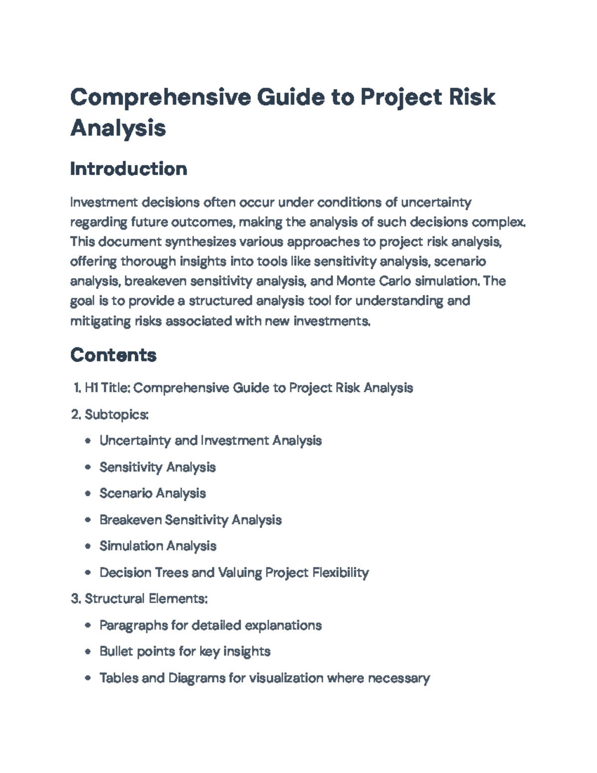 Comprehensive Guide to Project Risk Analysis and Mitigation Techniques ...