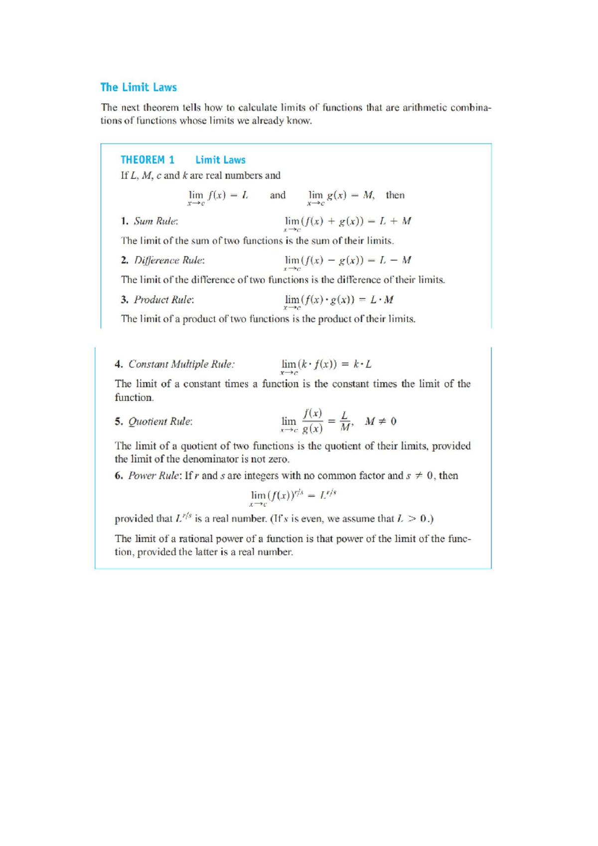 Limits and Continuity - MATH 101 Lecture Notes - Studocu