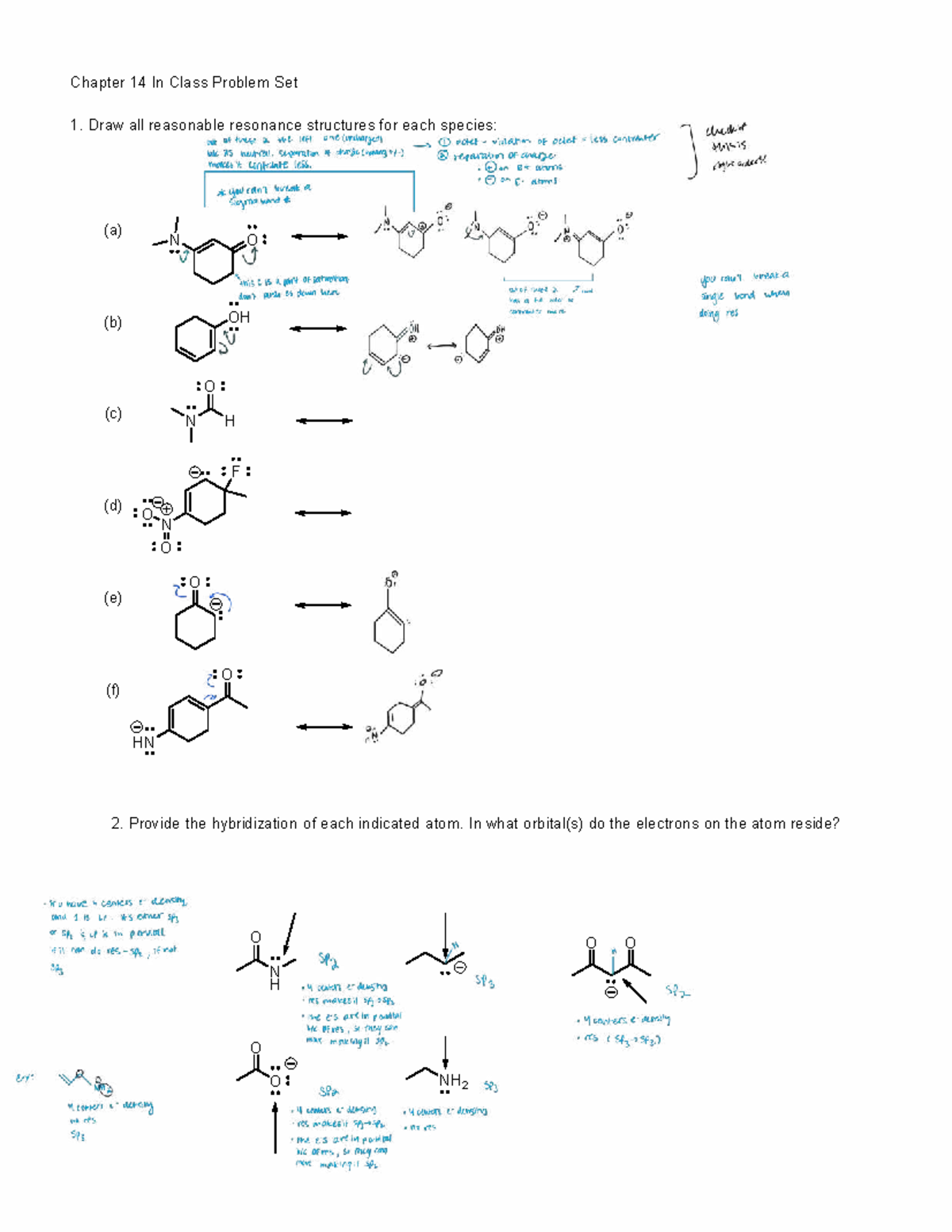 Chapter 14 In class Problem Set 2 - Chapter 14 In Class Problem Set ...