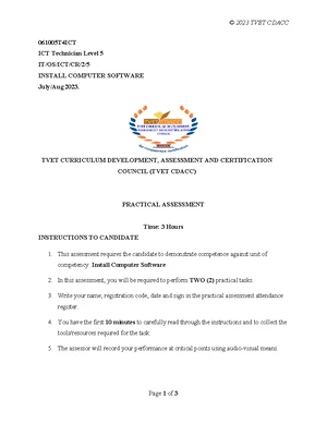 IT/CU/ICT/CR/2: Computer Software Installation Notes and Guidelines ...