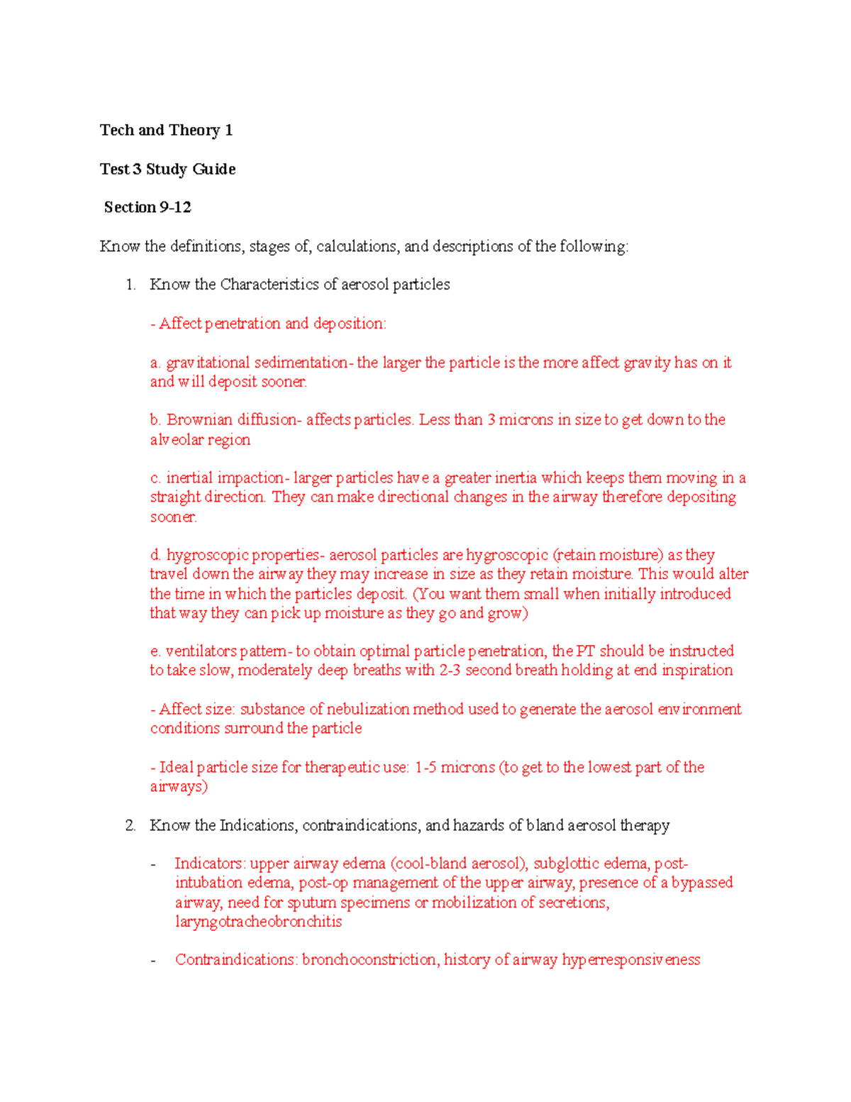 Tn T I Exam 3 Study Guide - Techniques and Theory I Final Review - Studocu