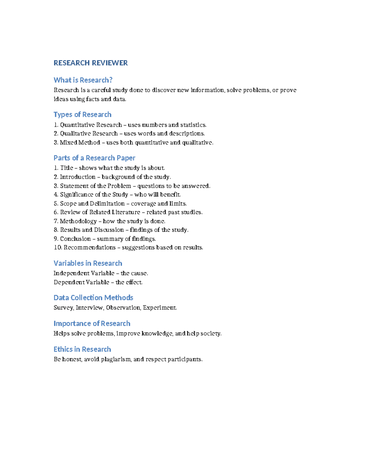 Research Reviewer: Understanding Research Fundamentals and Methods ...