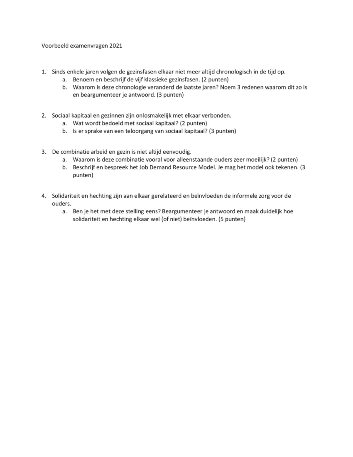 Exam Questions Example 2021 (Coded) - Studocu