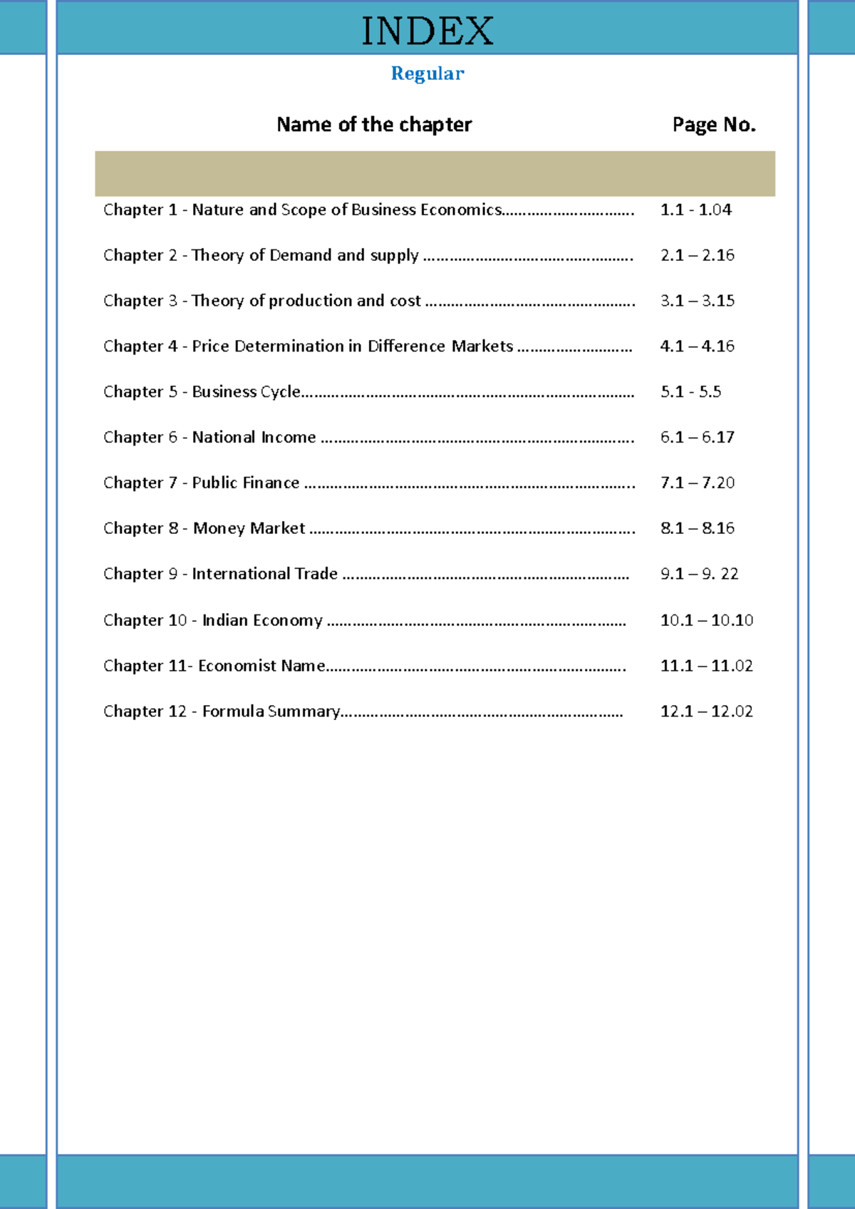 ECO 101 Chapter Notes: Nature, Demand, and Supply Analysis - Studocu