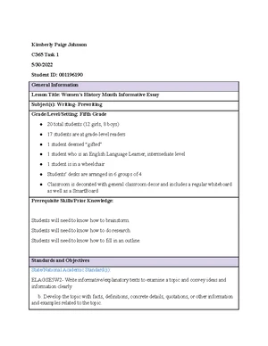 C365 Task 1 - Complete - Direct Instruction Lesson Plan Template ...