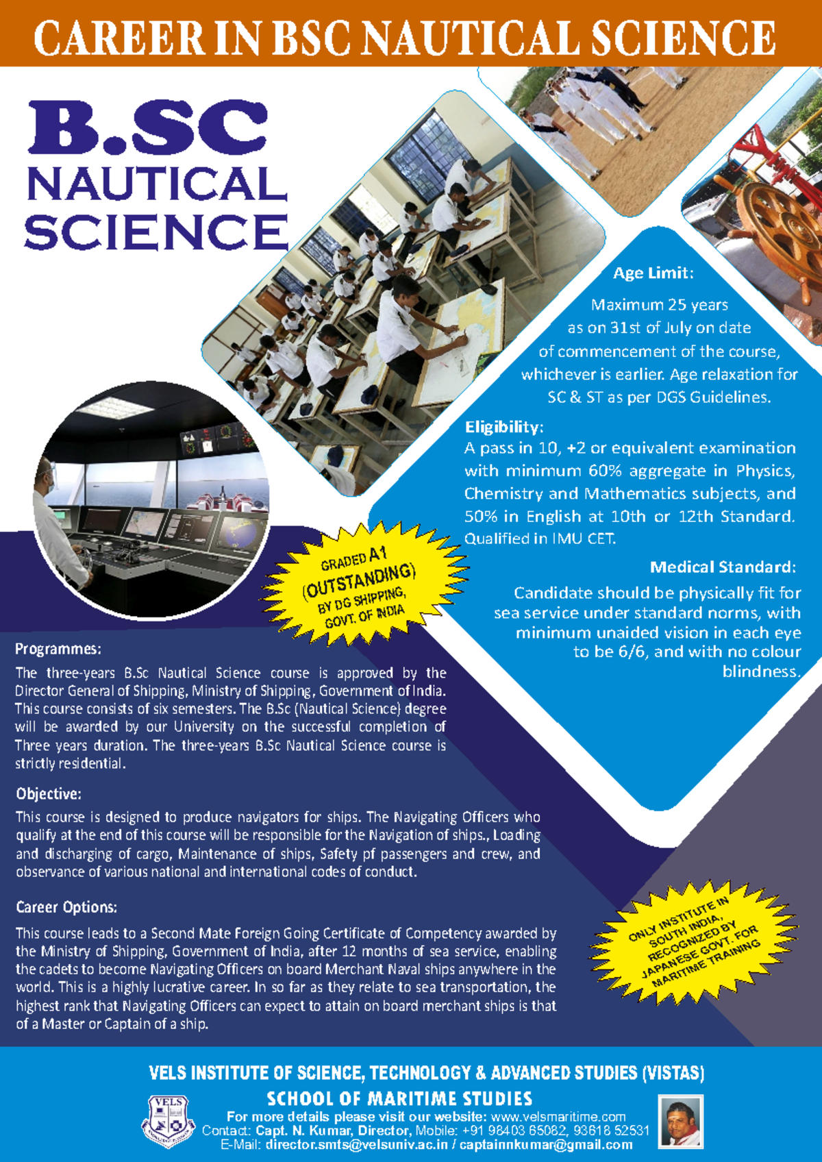 B.Sc NS Career Guidance & Opportunities in Nautical Science - Studocu