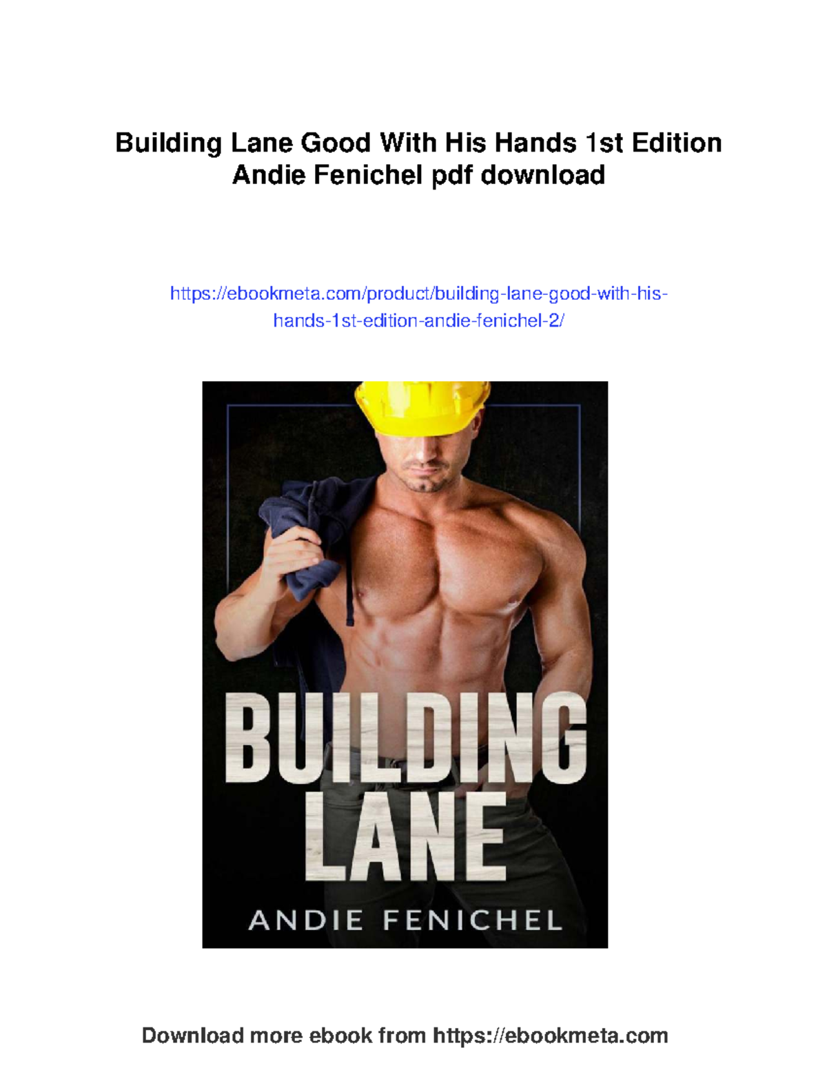 Building Lane Good with His Hands: A Fictional Journey in New Jersey ...