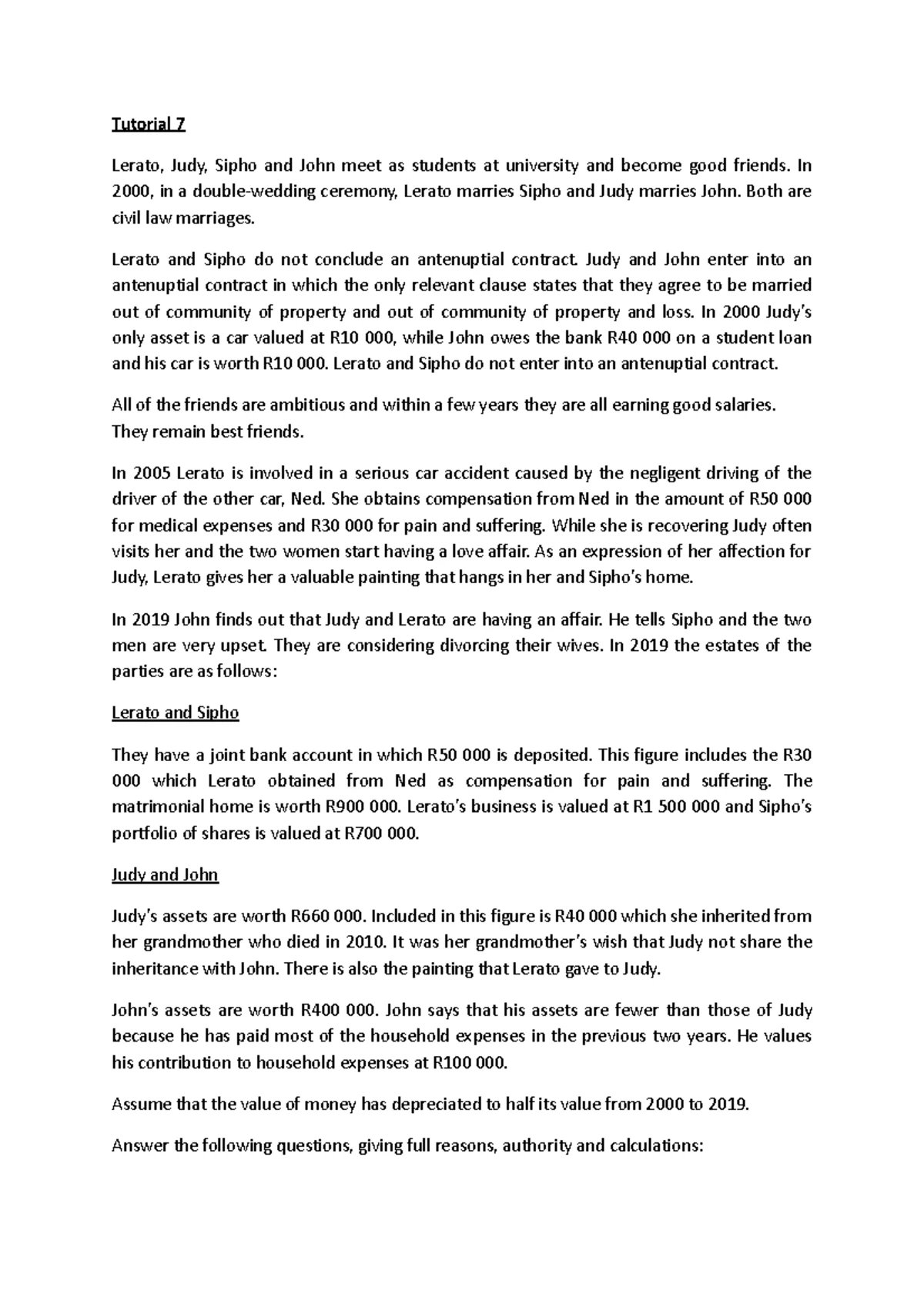 UNIT 6: Testate Succession & Content of Wills Analysis - Studocu