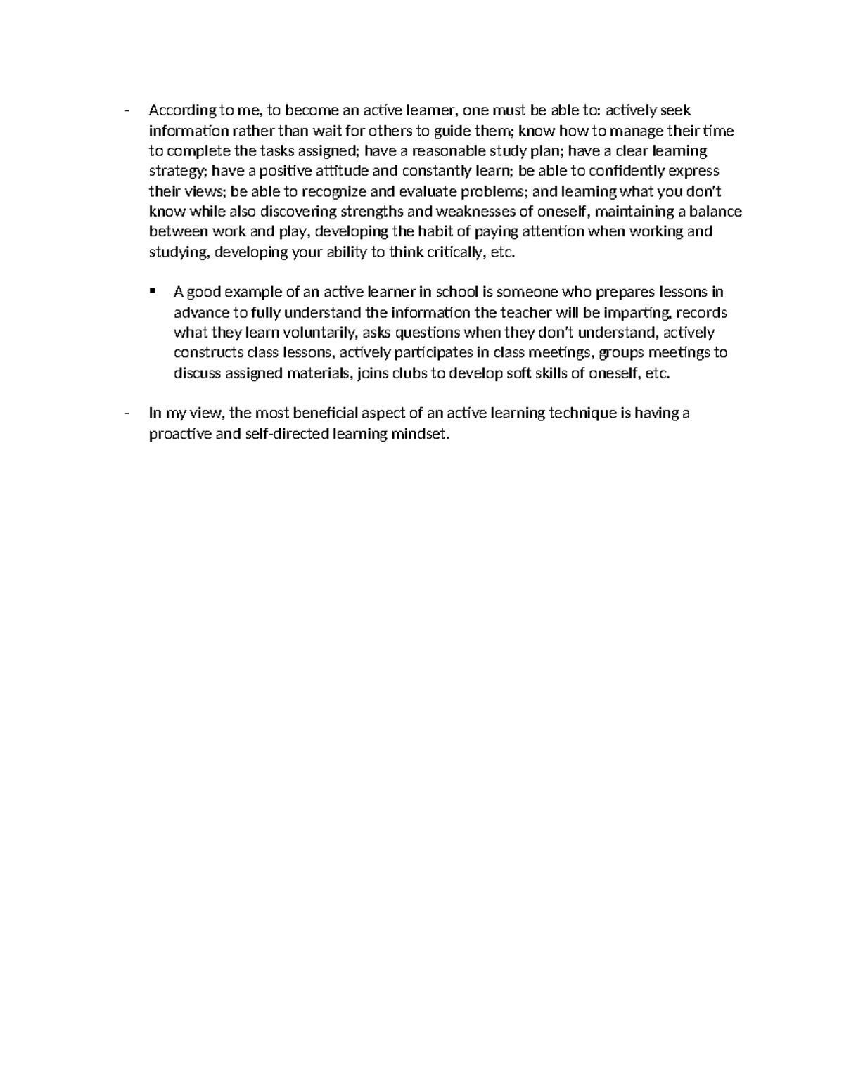 Active Learning Techniques: Strategies for Student Engagement (Q1 - 123 ...