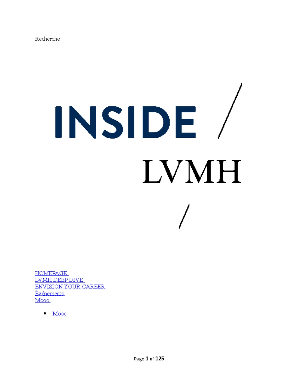 INSIDE LVMH Certificate Final Quiz Guidelines & Requirements - Studocu